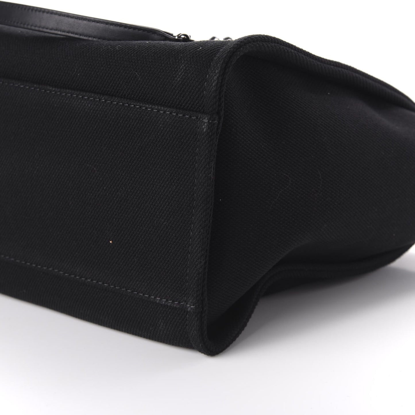 Canvas Pearl Medium Deauville Tote Black