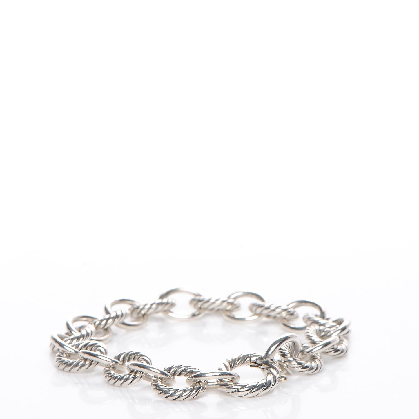 Sterling Silver 10mm Medium Oval Link Bracelet
