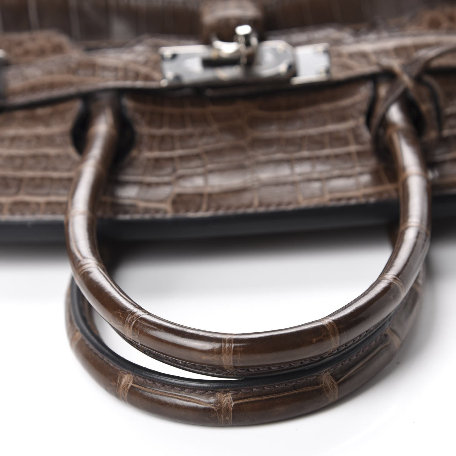 Hermes Matte Niloticus Crocodile Birkin 30 Gris Elephant 19 of 38