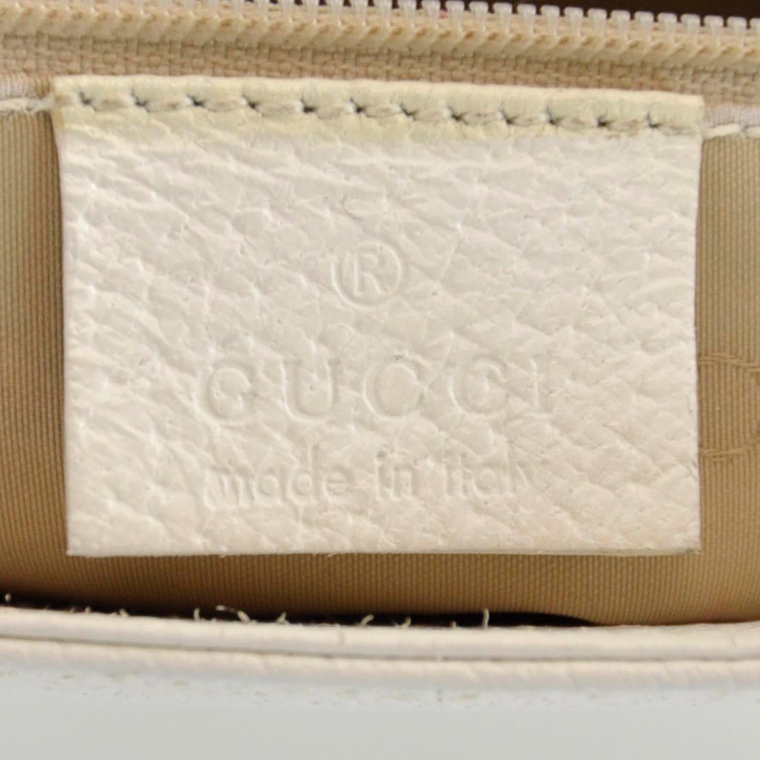 Gucci Leather Flap Bag White 5 of 7