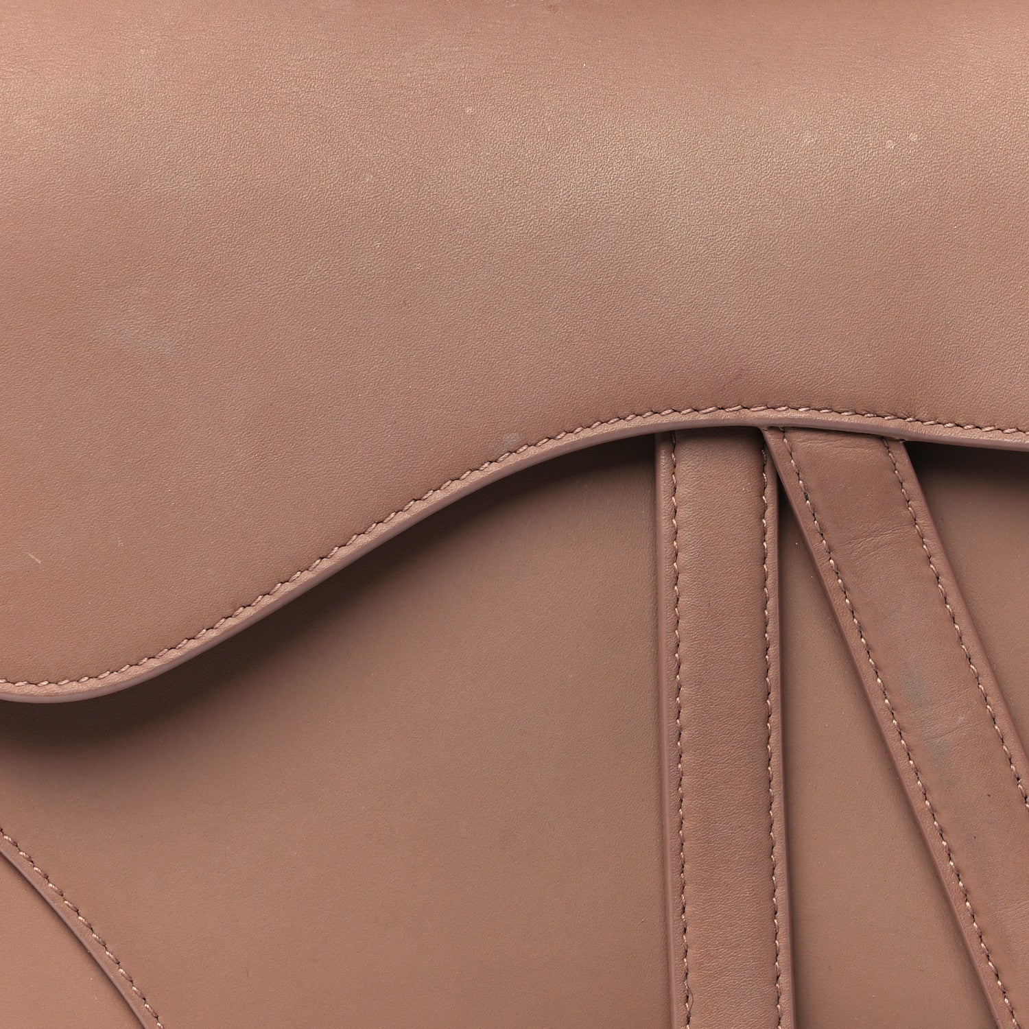 Christian Dior Ultra Matte Calfskin Saddle Bag Blush 8 of 11