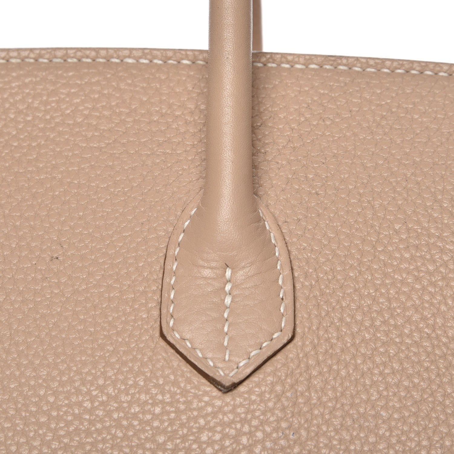 Hermes Taurillon Clemence Birkin 35 Argile 30 of 33