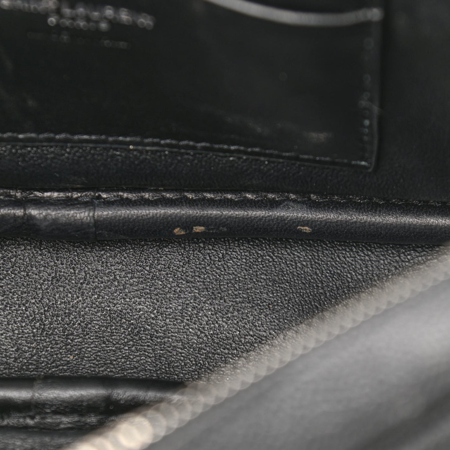 Grain De Poudre Matelasse Monogram Mini Lou Camera Bag Black