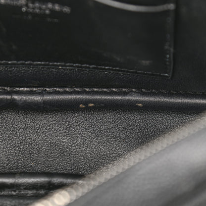 Saint Laurent Grain De Poudre Matelasse Monogram Mini Lou Camera Bag Black 7 of 11