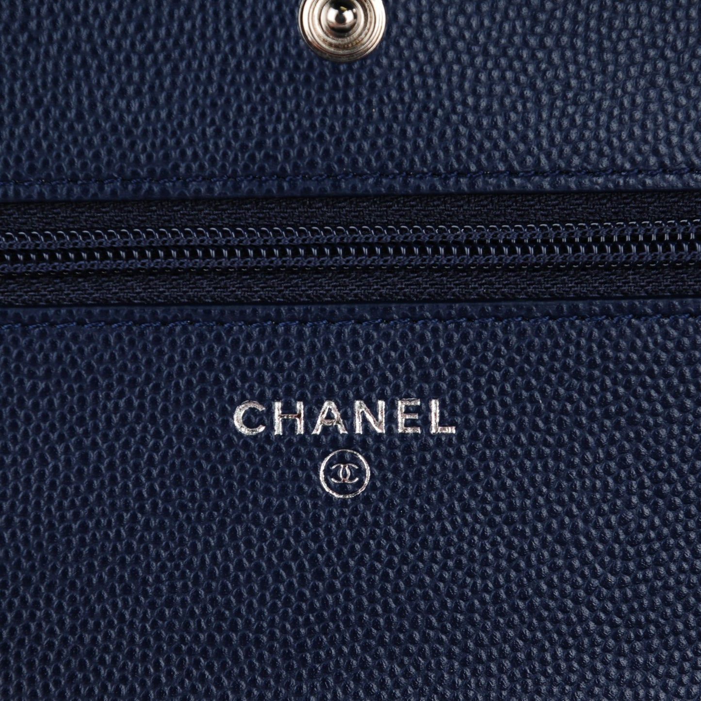 Caviar Chevron Wallet On Chain WOC Navy