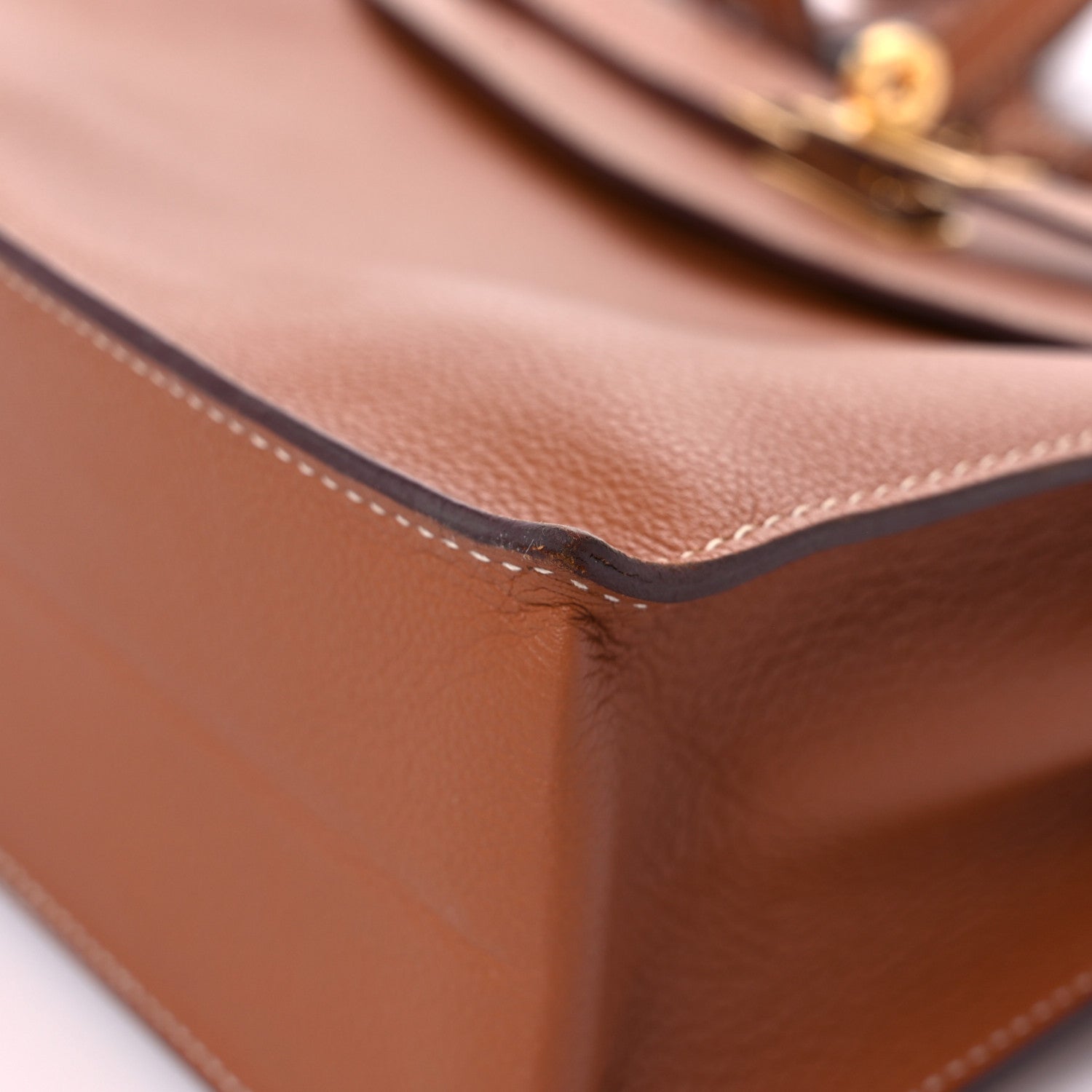 Hermes Evercolor Kelly Danse II Belt Bag Gold 9 of 18