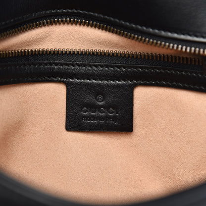 Gucci Calfskin Matelasse Small GG Marmont Shoulder Bag Black 6 of 11