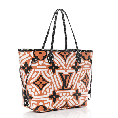 Louis Vuitton Monogram Giant Crafty Neverfull MM Creme Caramel 2 of 9