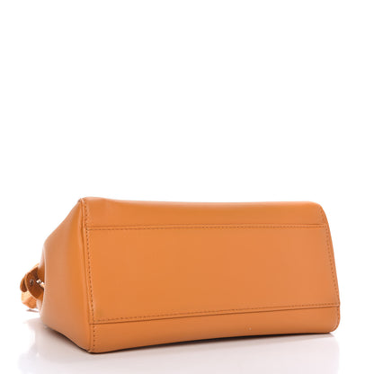 Fendi Nappa Mini Peekaboo Iconic Satchel Giallo Syrup 4 of 14