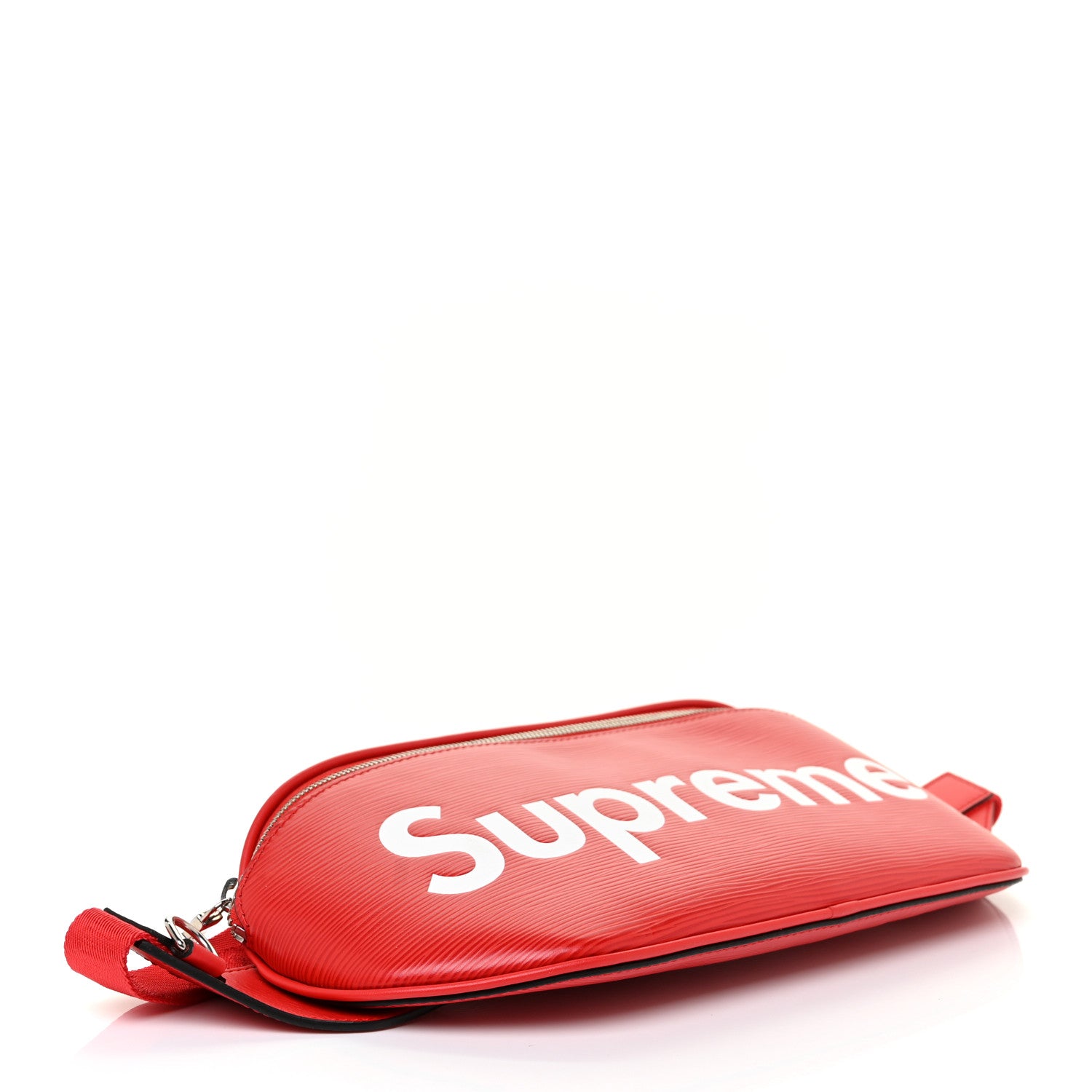 Louis Vuitton X SUPREME Epi Bumbag Red 4 of 11