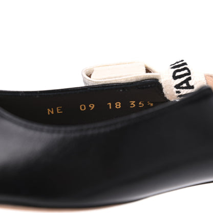 Christian Dior Lambskin Ribbon J'Adior Slingback Ballet Flats 35.5 Black 8 of 16