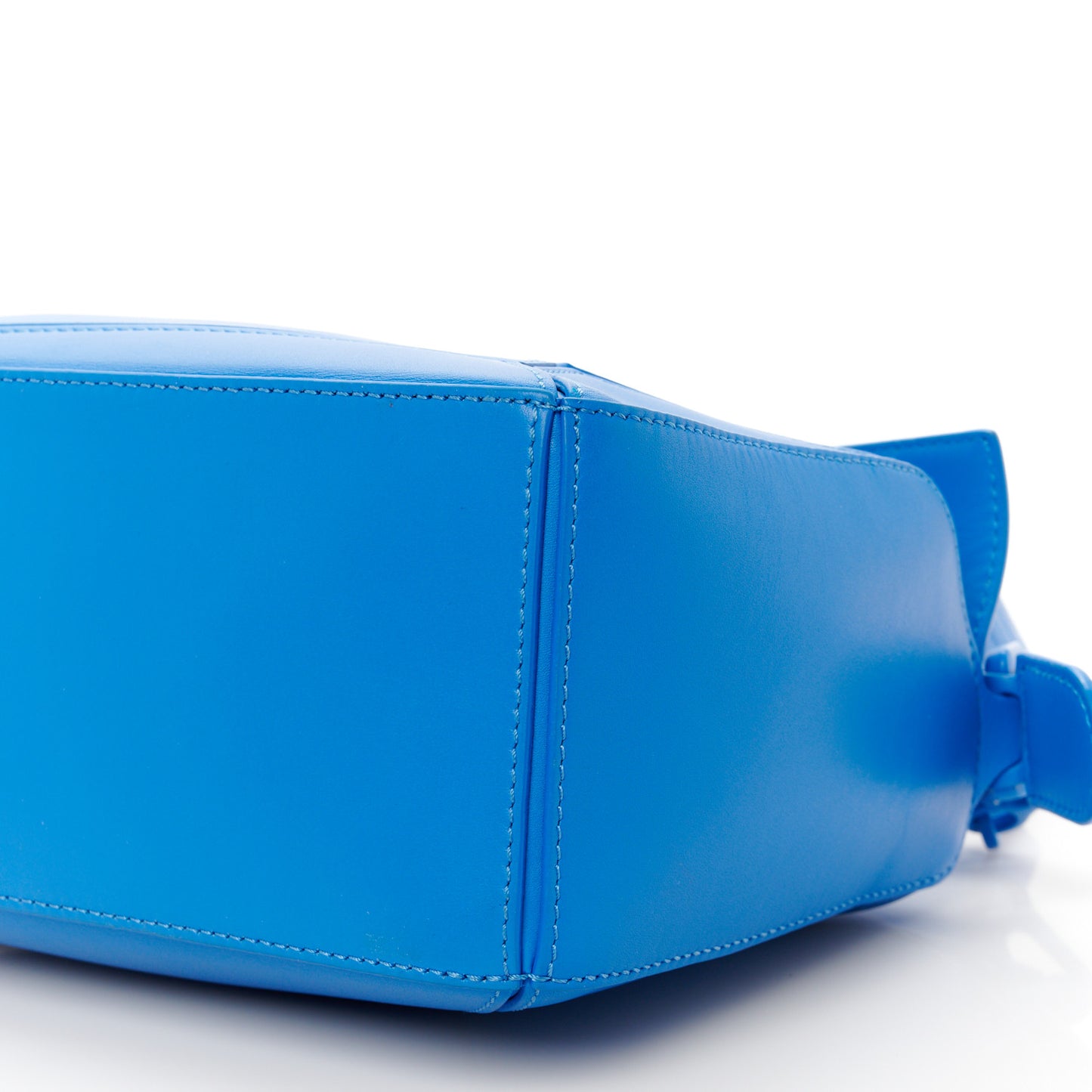 Satin Calfskin Small Puzzle Bag Scuba Blue