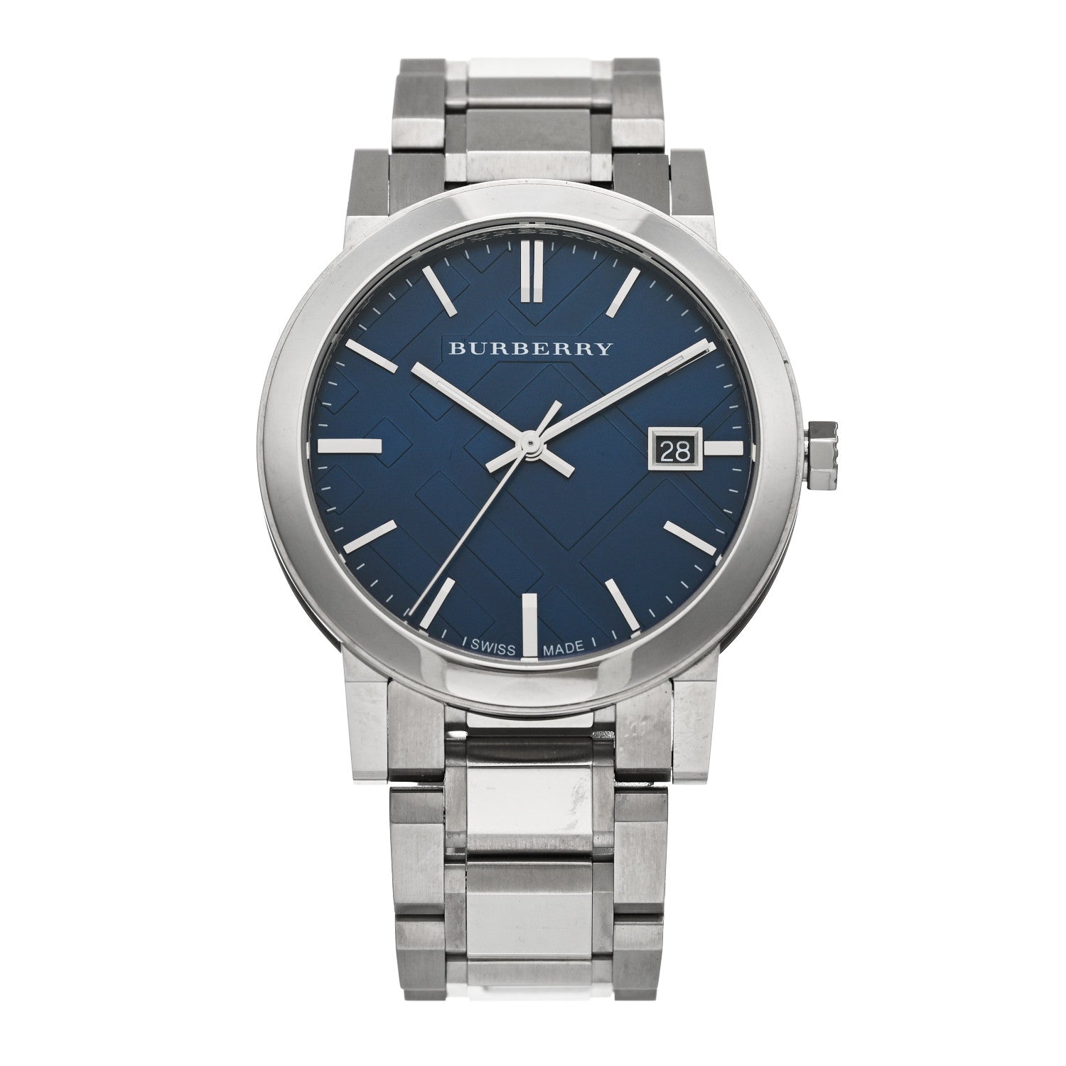 Burberry Stainless Steel 38mm The City Quartz Watch Blue BU9031 1 of 4