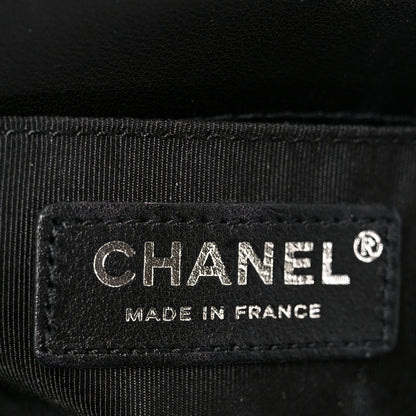 Chanel Calfskin Strass Crystal Small Boy Flap Black 6 of 10