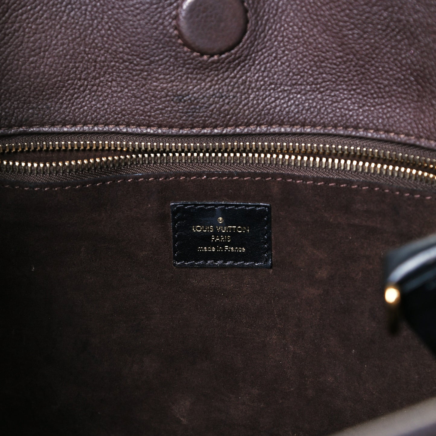 Veau Cachemire Tote W PM Chocolate