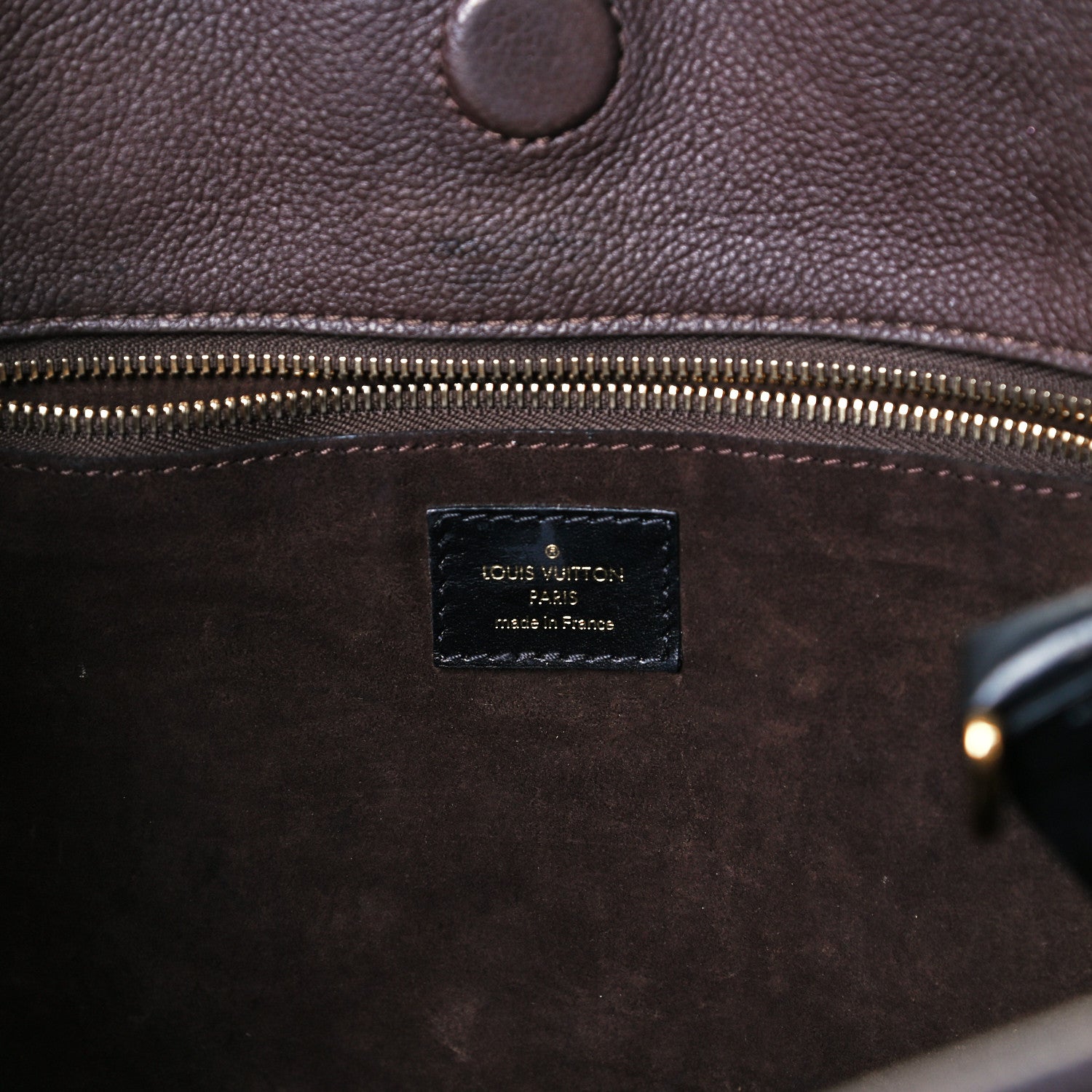 Louis Vuitton Veau Cachemire Tote W PM Chocolate 6 of 11