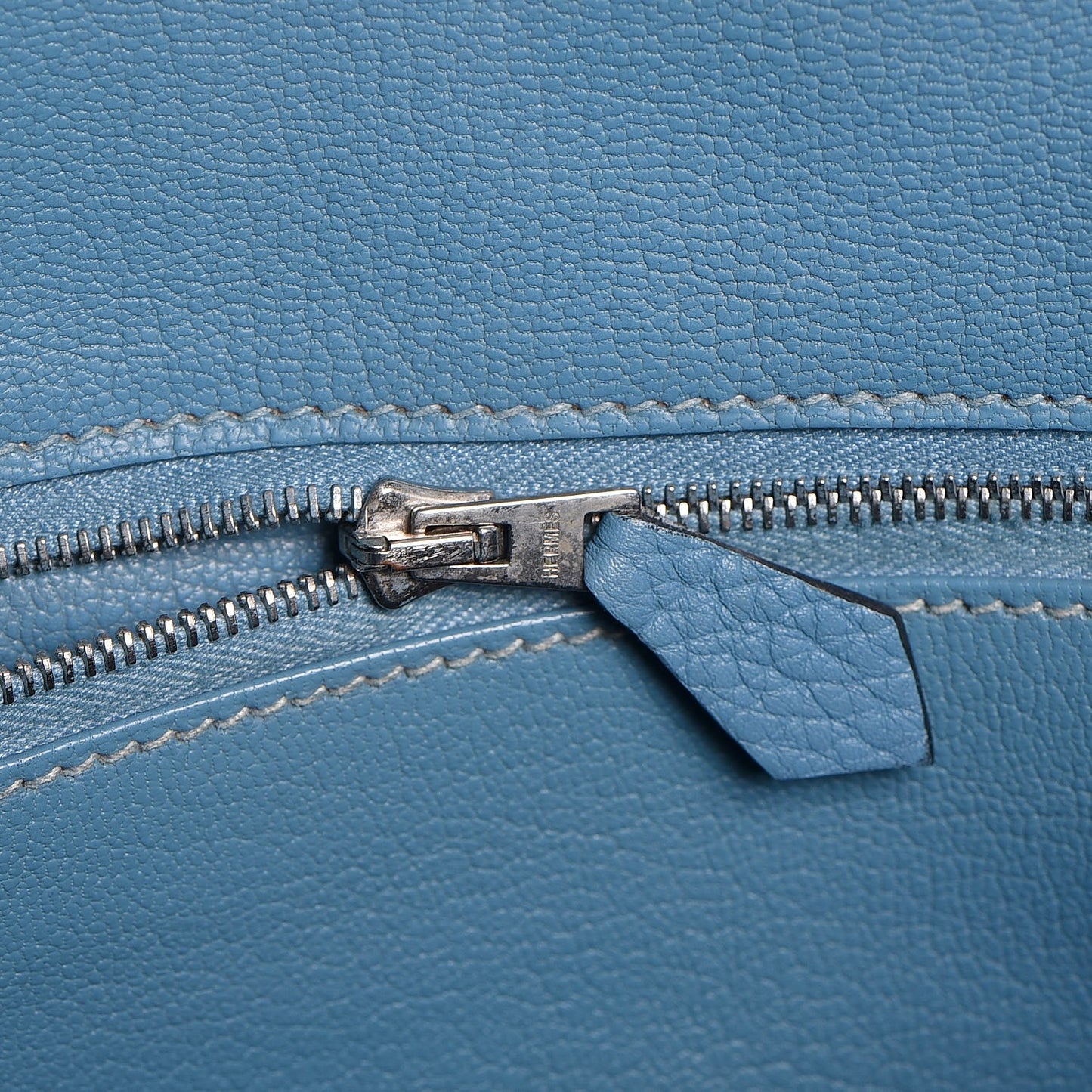 Togo Birkin 35 Blue Jean