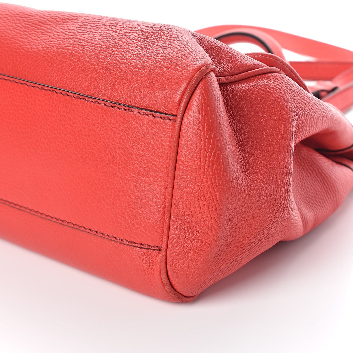 Calfskin Dauphine Large Miss Sicily Satchel Red