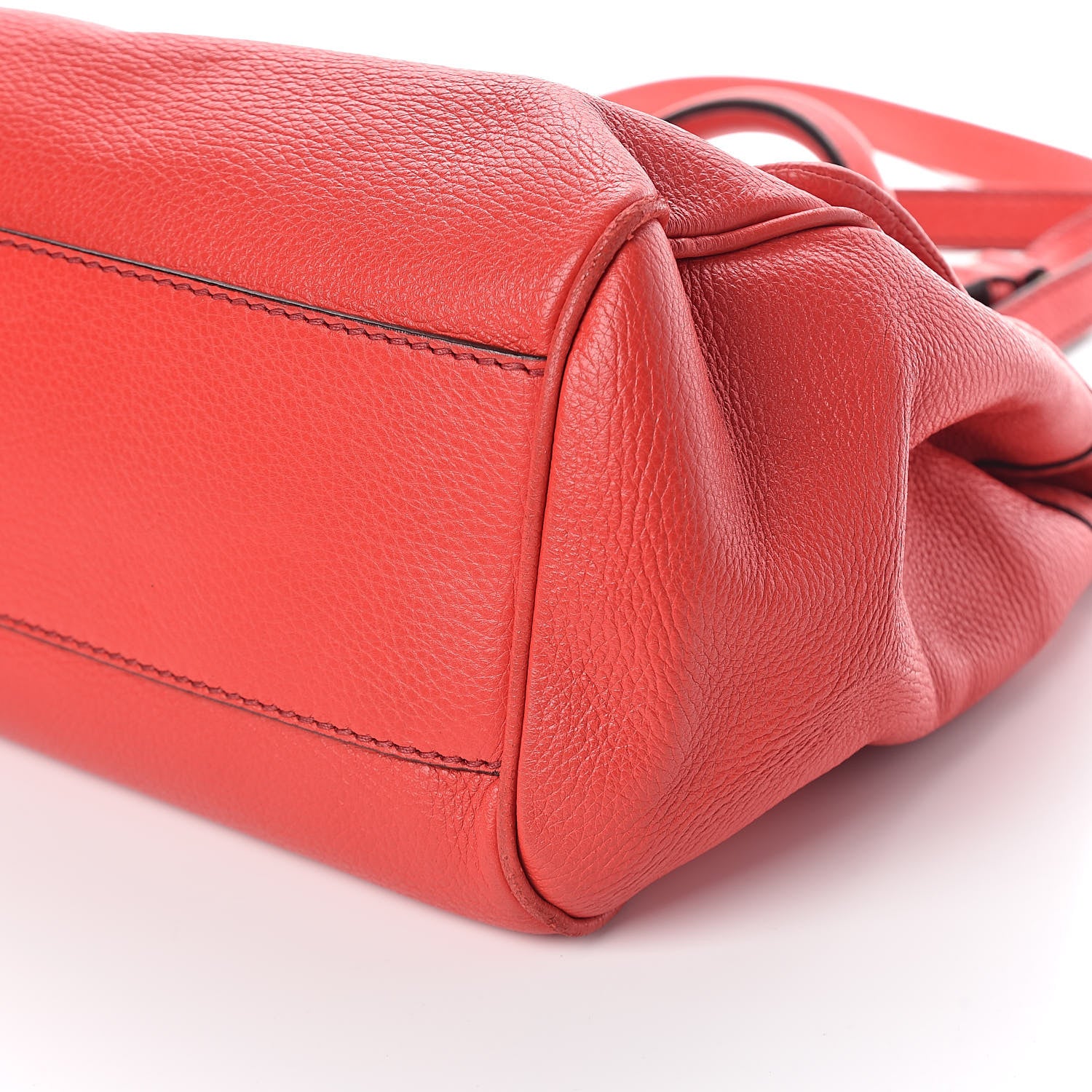 Dolce & Gabbana Calfskin Dauphine Large Miss Sicily Satchel Red 8 of 9
