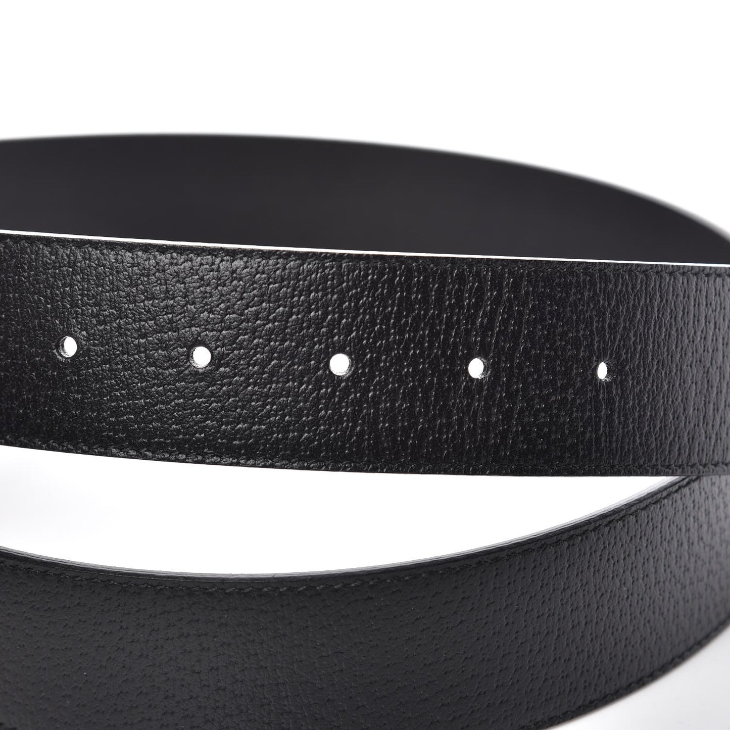 Textured Calfskin Double G 40mm Belt 105 42 Black