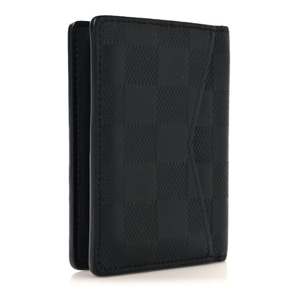 Louis Vuitton Damier Infini Pocket Organizer Black 3 of 8