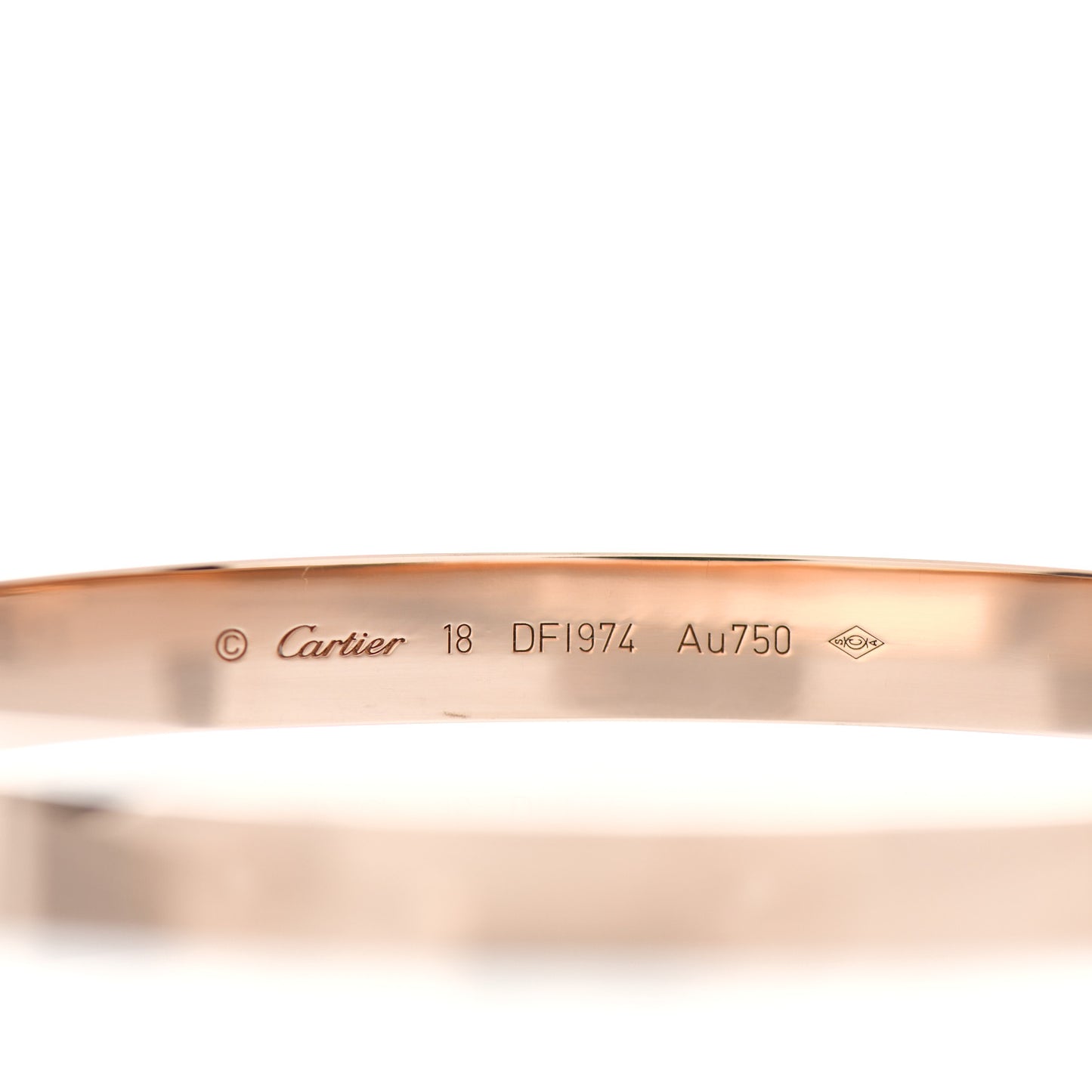 18K Pink Gold LOVE Bracelet 18