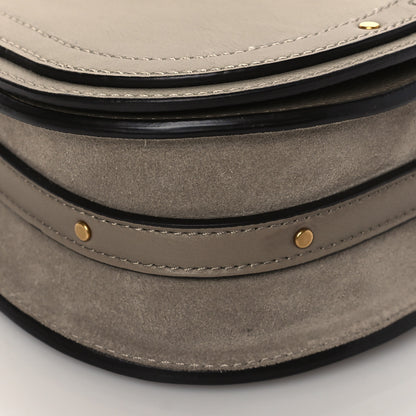 Chloe Calfskin Suede Small Nile Bracelet Bag Motty Grey 8 of 9