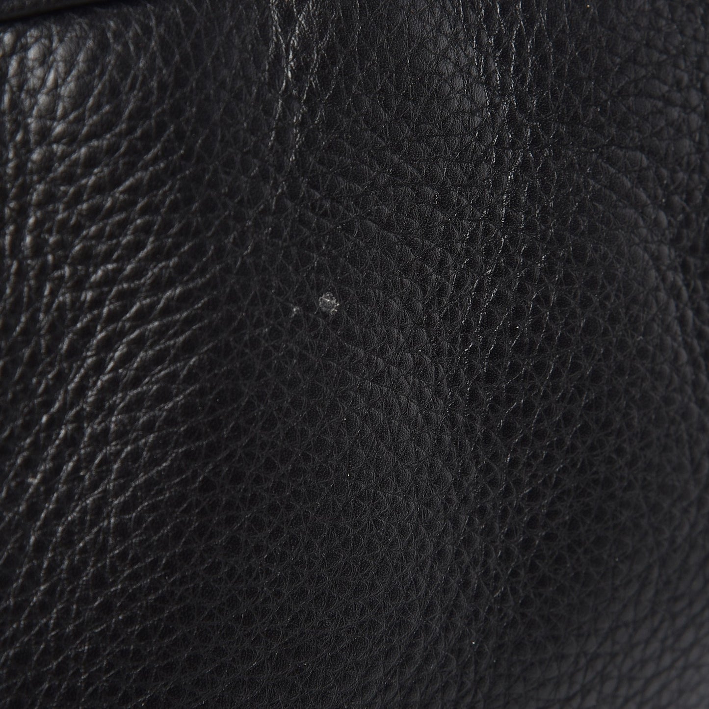 Pebbled Calfskin Medium 1973 Top Handle Satchel Black