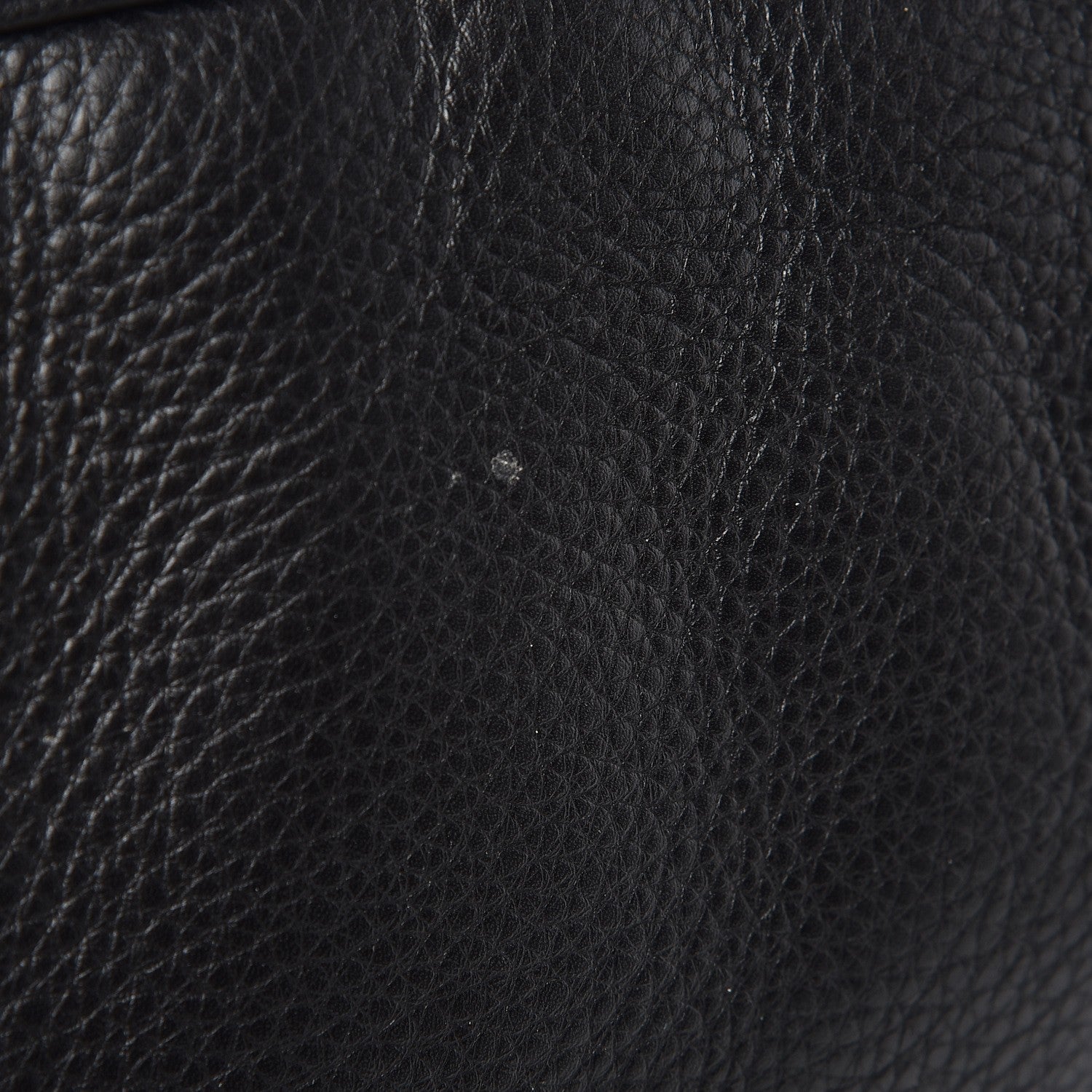 Gucci Pebbled Calfskin Medium 1973 Top Handle Satchel Black 16 of 19