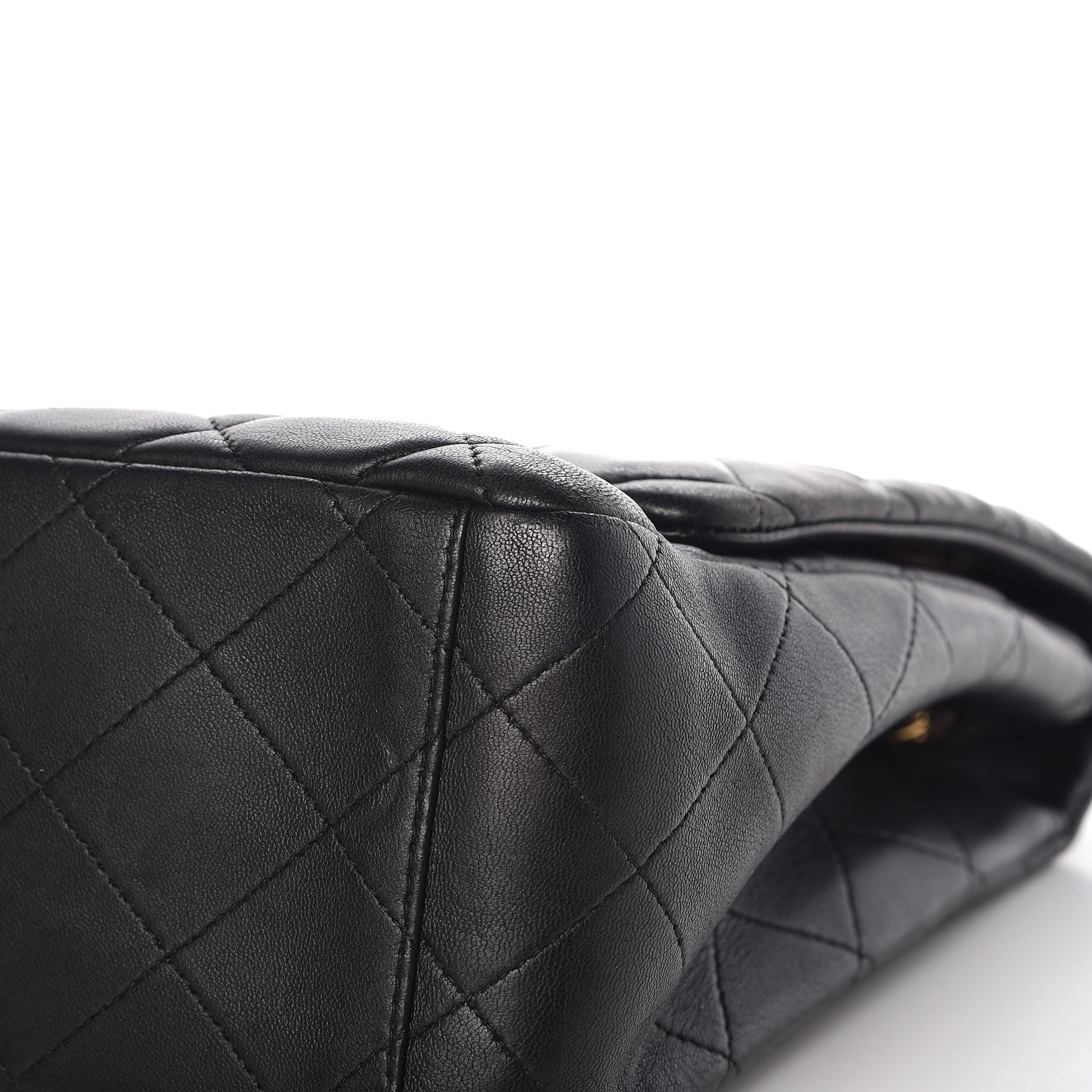 Chanel Lambskin Quilted Maxi Single Flap Black 9 of 11