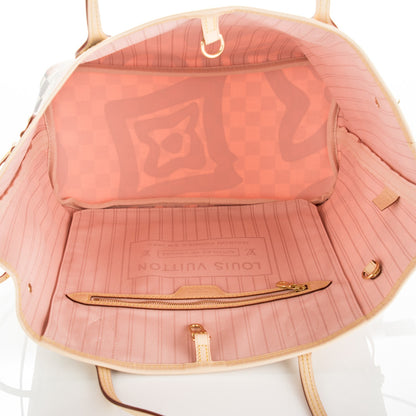 Louis Vuitton Damier Azur Tahitienne Neverfull MM 5 of 9