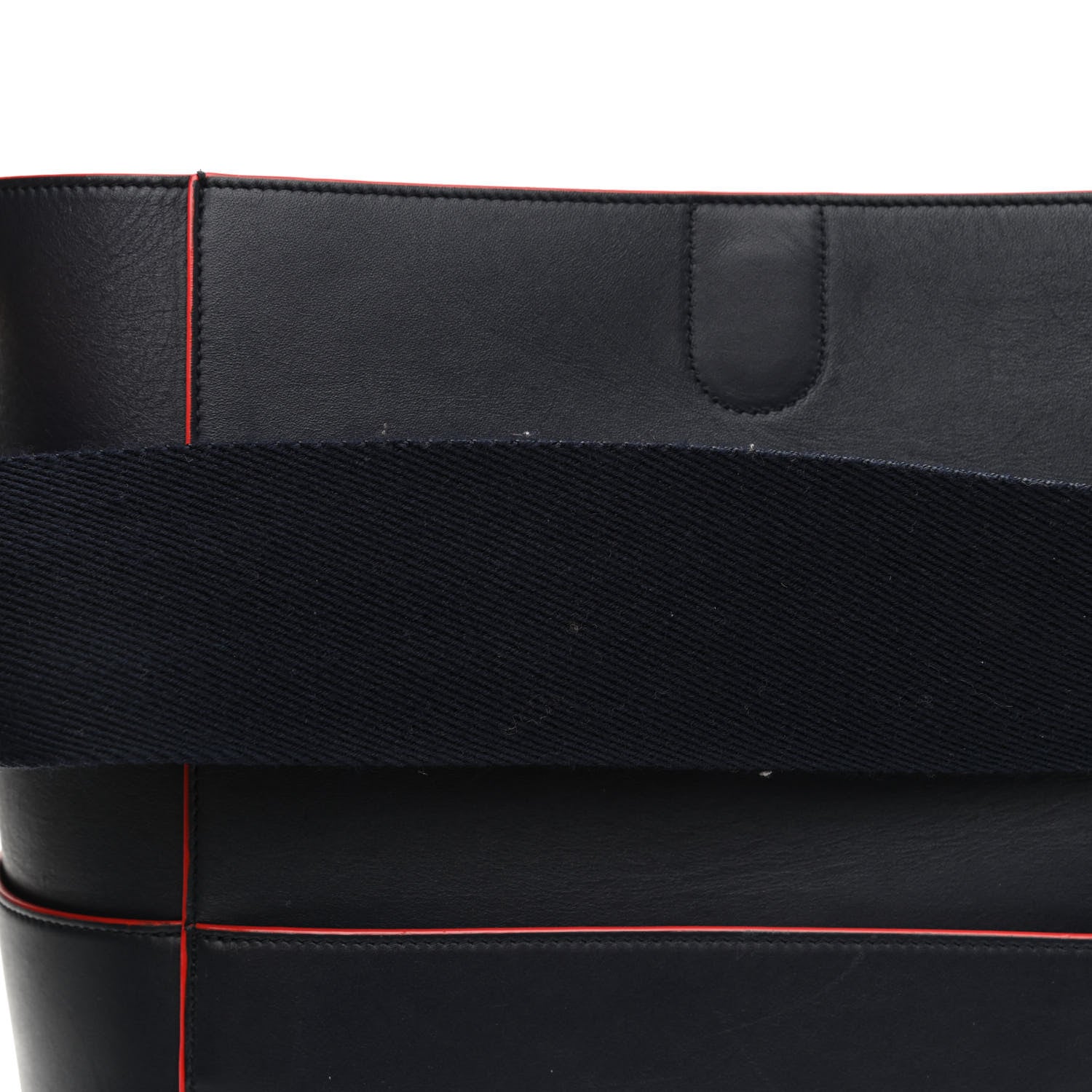 Celine Supersoft Calfskin Sangle Bucket Bag Navy 11 of 11
