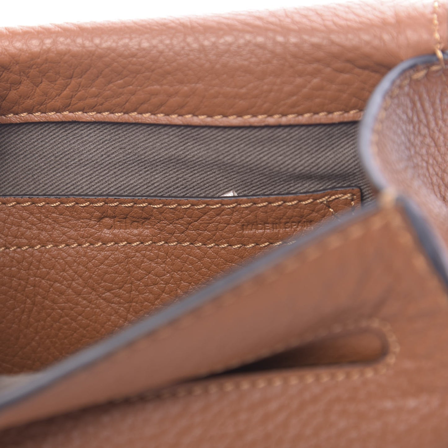 Calfskin Mini Marcie Round Crossbody Bag Tan