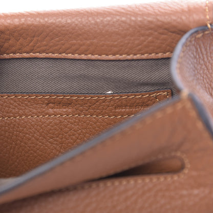 Chloe Calfskin Mini Marcie Round Crossbody Bag Tan 6 of 10