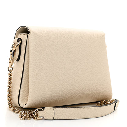 Gucci Dollar Calfskin Interlocking G Crossbody Bag Ivoire 3 of 8