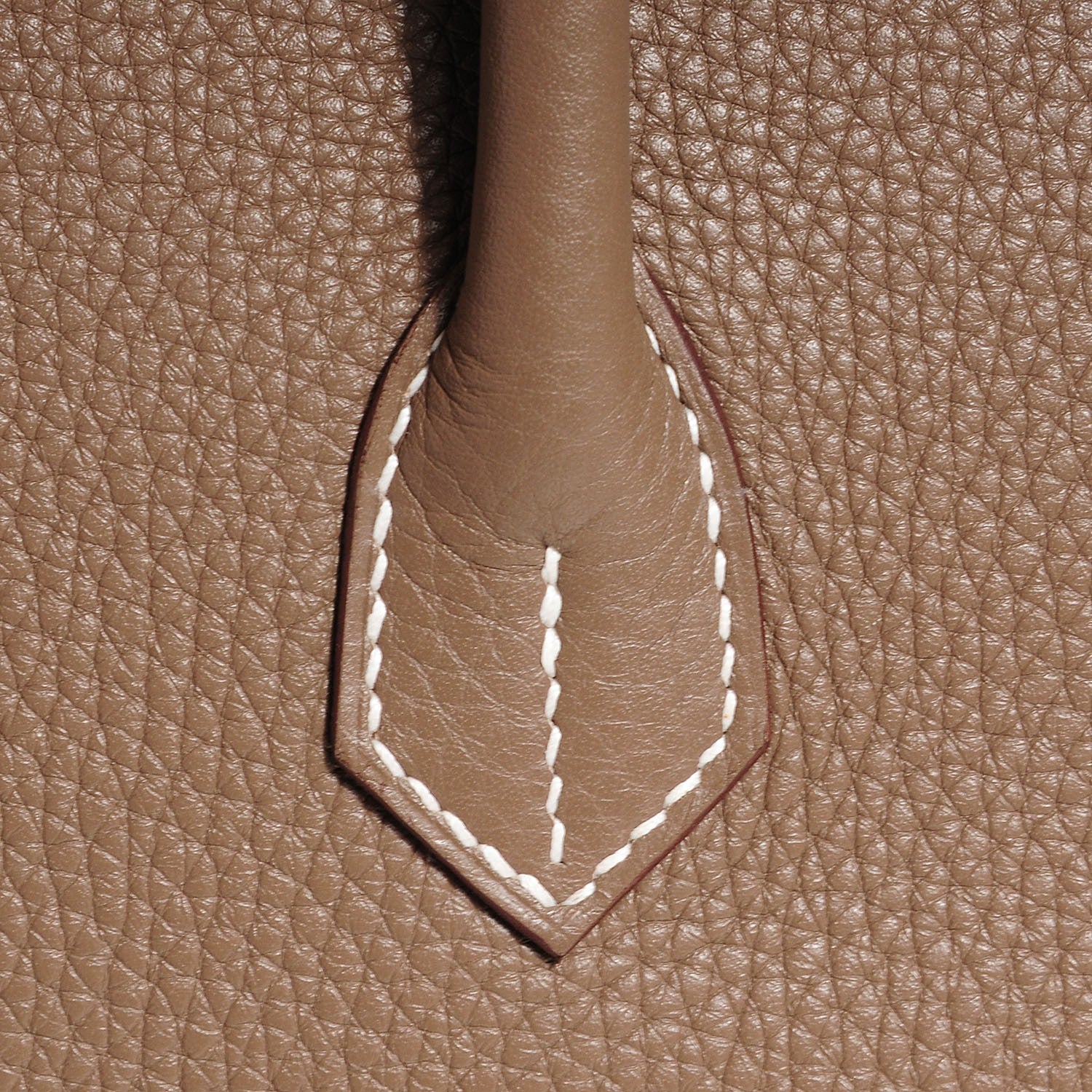 Hermes Taurillon Clemence Birkin 35 Etoupe 12 of 27