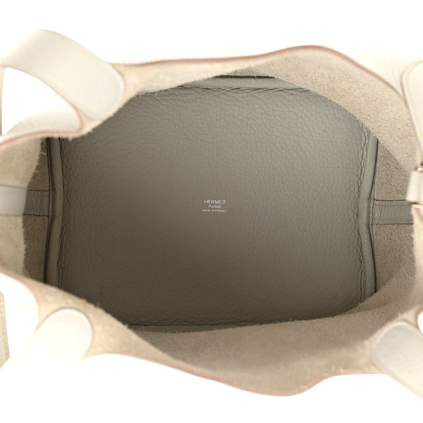 Taurillon Clemence Picotin Lock 22 MM Gris Perle