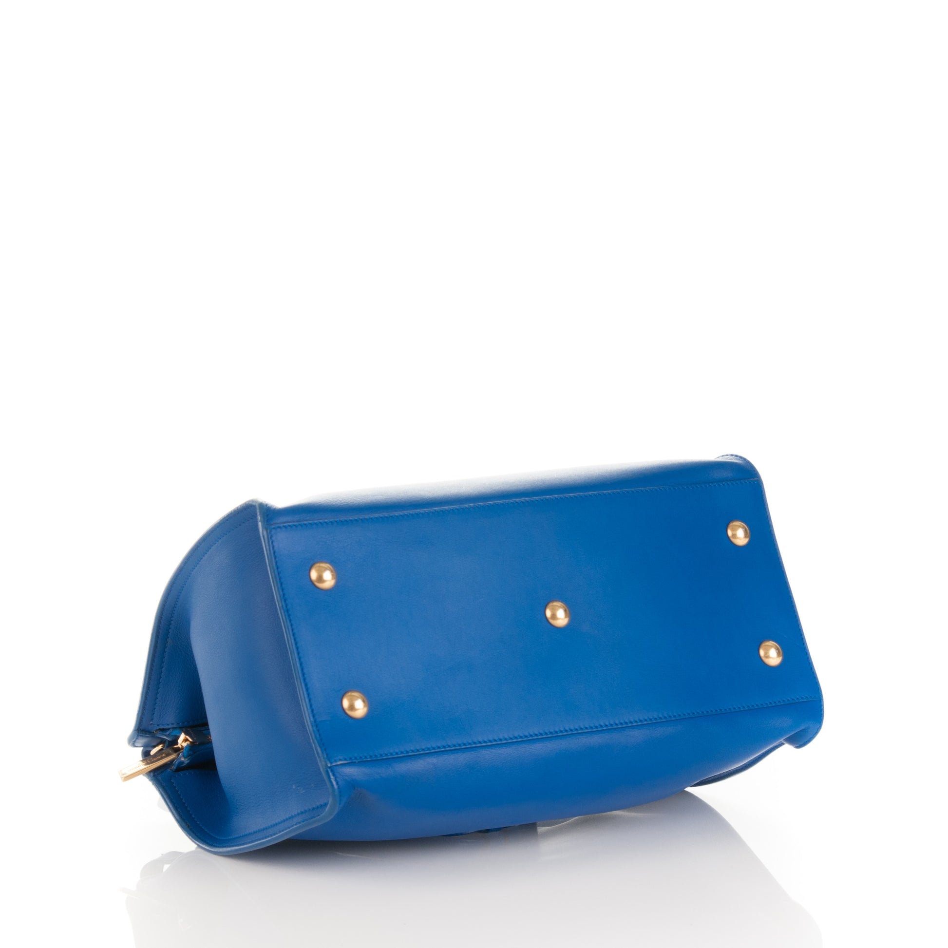 Saint Laurent Calfskin Small Classic Y Cabas Royal Blue 4 of 7
