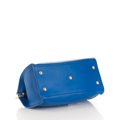 Saint Laurent Calfskin Small Classic Y Cabas Royal Blue 4 of 7