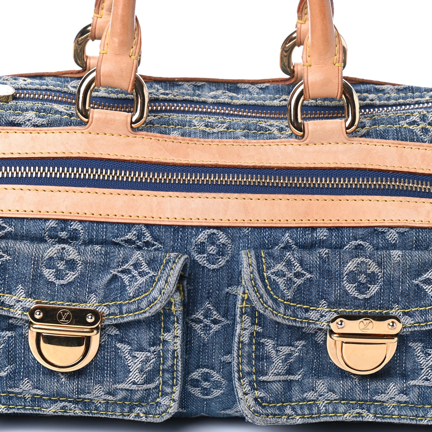 Monogram Denim Neo Speedy Blue
