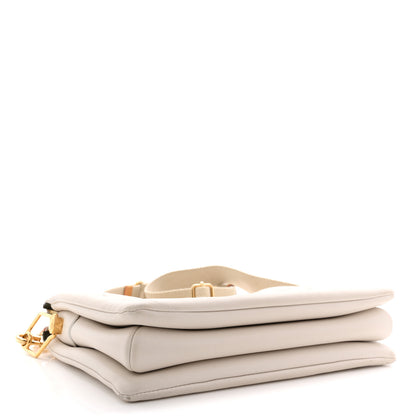 Louis Vuitton Lambskin Embossed Monogram Coussin PM Beige Cream 4 of 12