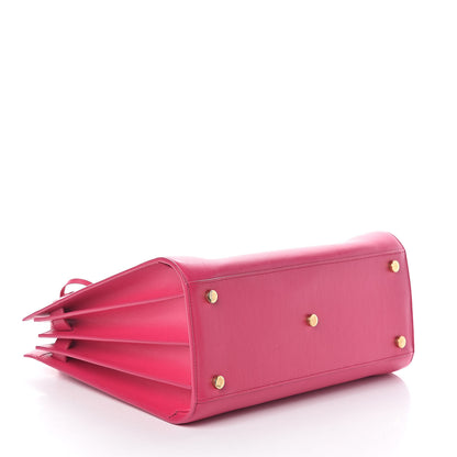 Saint Laurent Calfskin Small Sac De Jour Lipstick Fuchsia 4 of 9