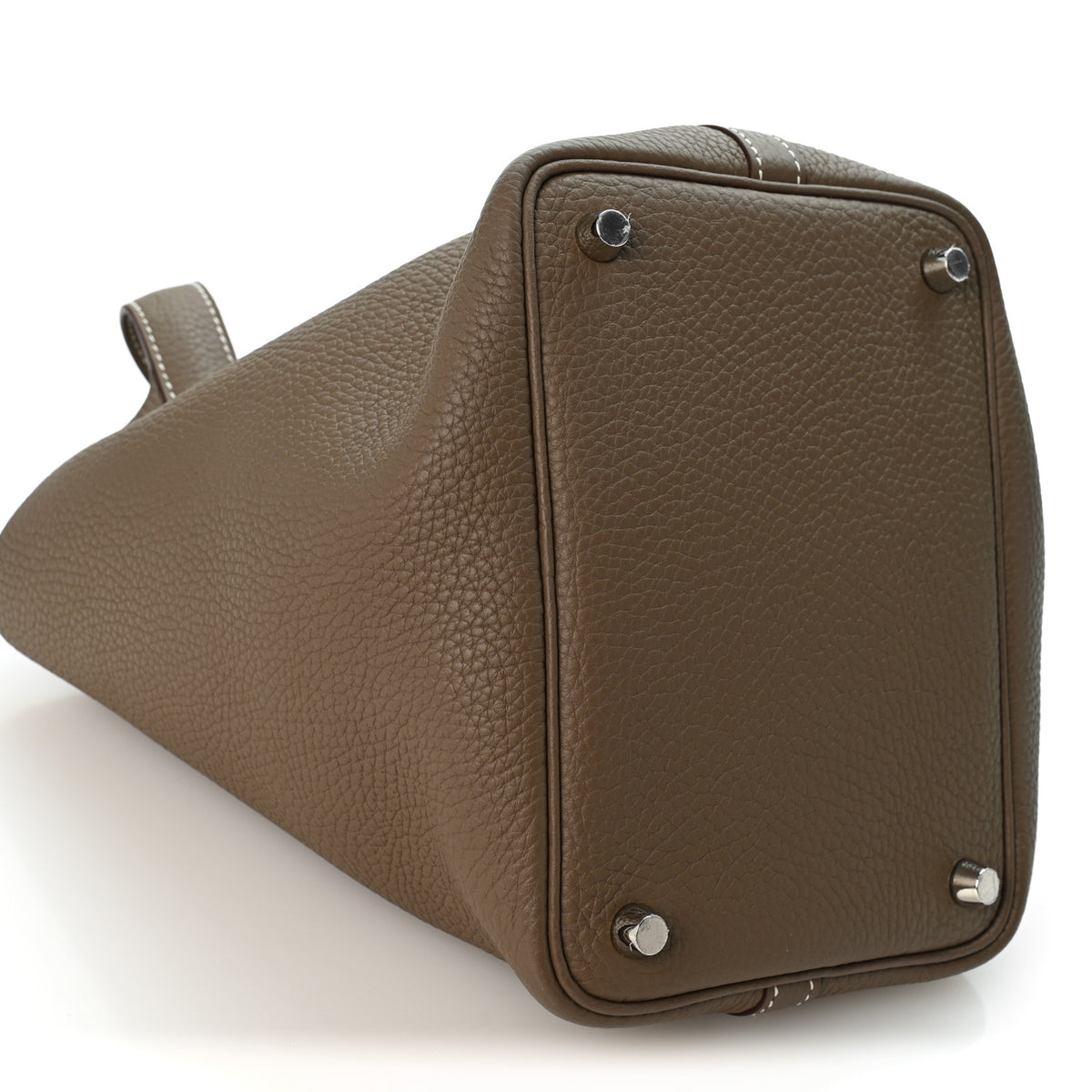 Hermes Taurillon Clemence Picotin Lock 18 PM Etoupe 17 of 19
