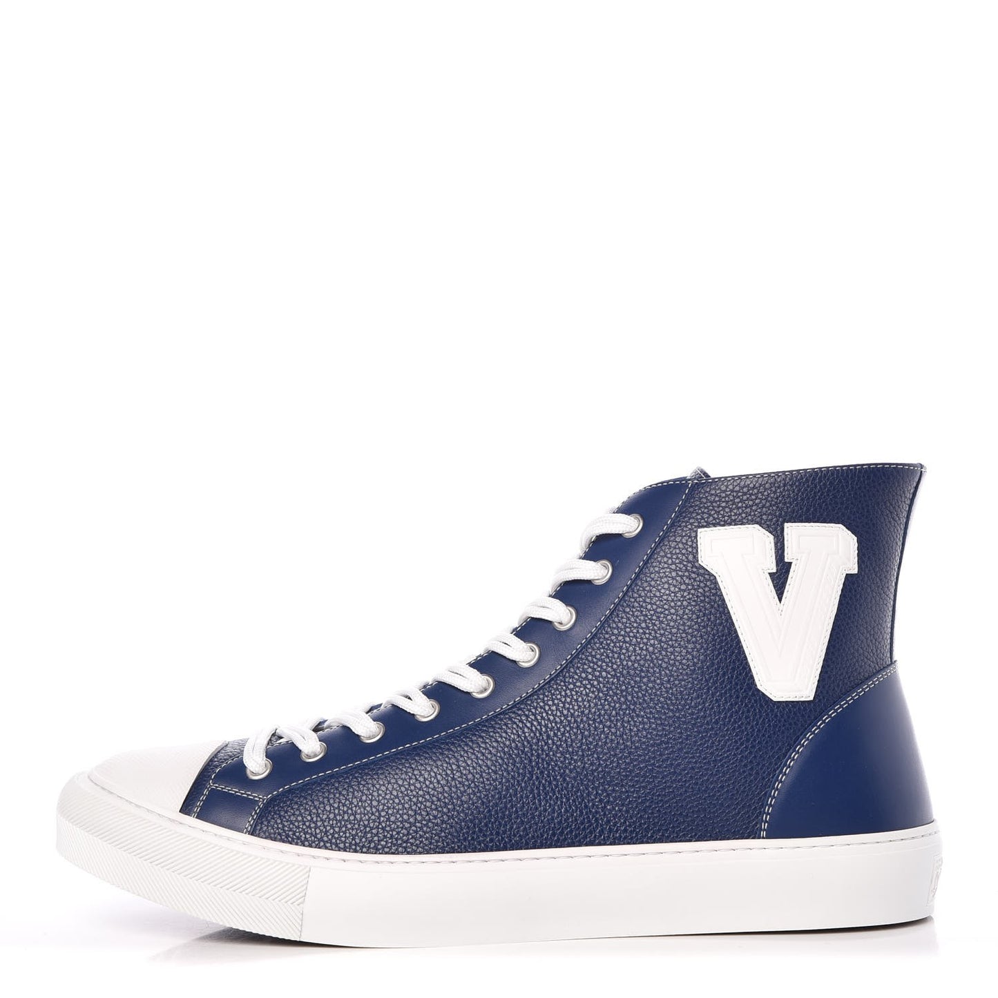 Calfskin Tattoo Sneaker Boots 9 Blue