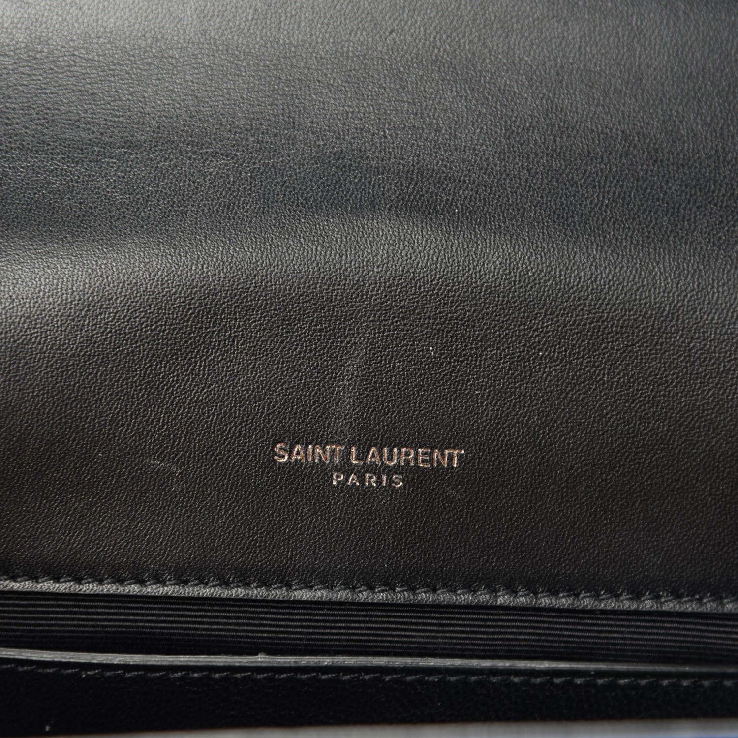 Saint Laurent Canvas Embroidered Stars Small Monogram Kate Satchel Blue Bianco 10 of 13