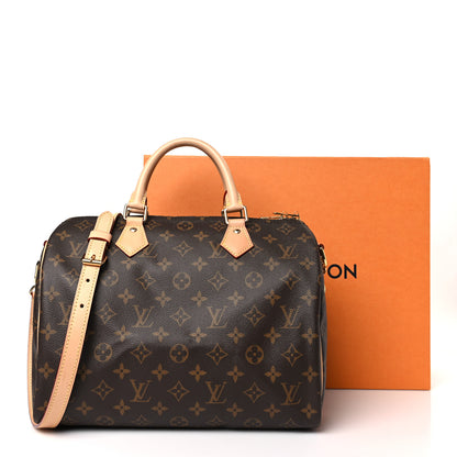 Louis Vuitton Monogram Speedy Bandouliere 30 9 of 9