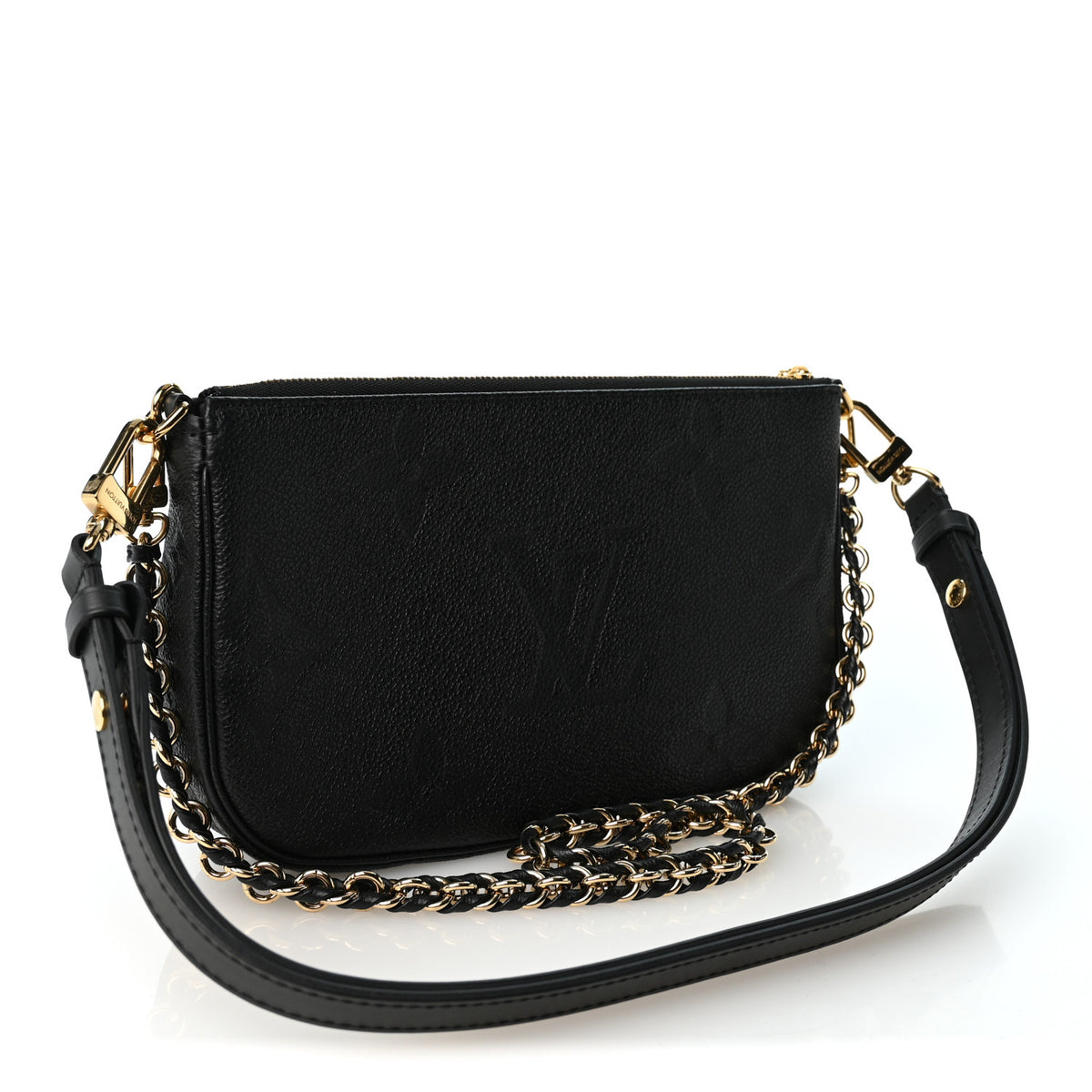 Louis Vuitton Empreinte Monogram Giant Multi Pochette Accessories Black 3 of 10