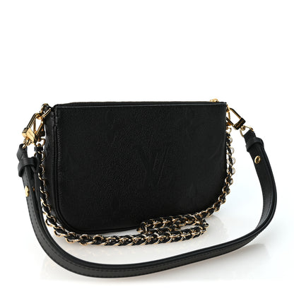 Louis Vuitton Empreinte Monogram Giant Multi Pochette Accessories Black 3 of 10