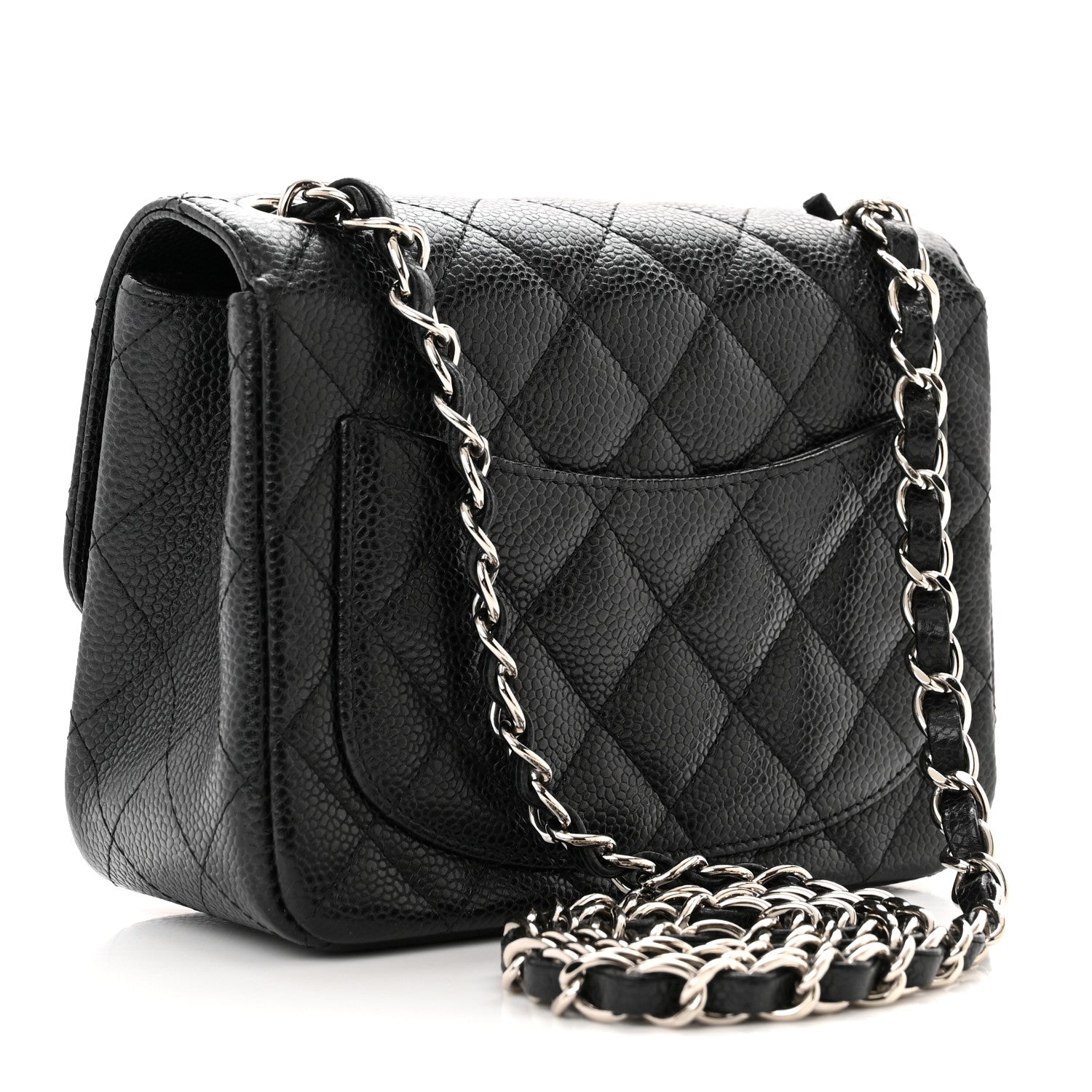 Chanel Caviar Quilted Mini Square Flap Black 3 of 13