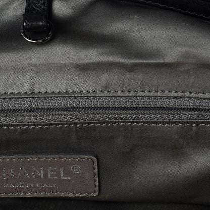 Chanel Lambskin East West Soho Shopper Black 10 of 15